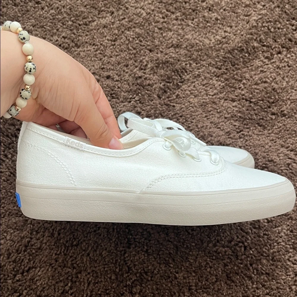 Keds White Canvas Sneakers